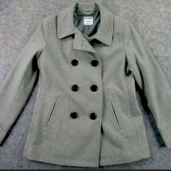 Old Navy Women’s Pea Wool Coat - Picture 1 of 5